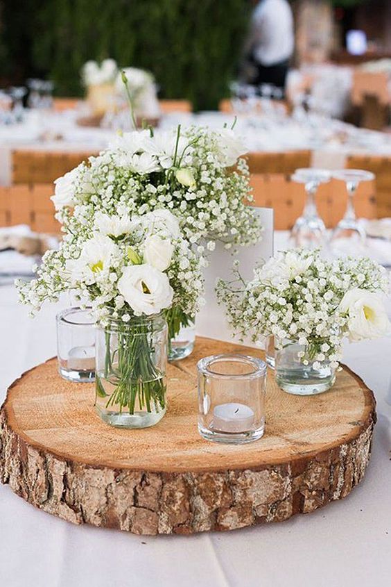 Set of Baby Shower Themed Baby's Breath Flowers