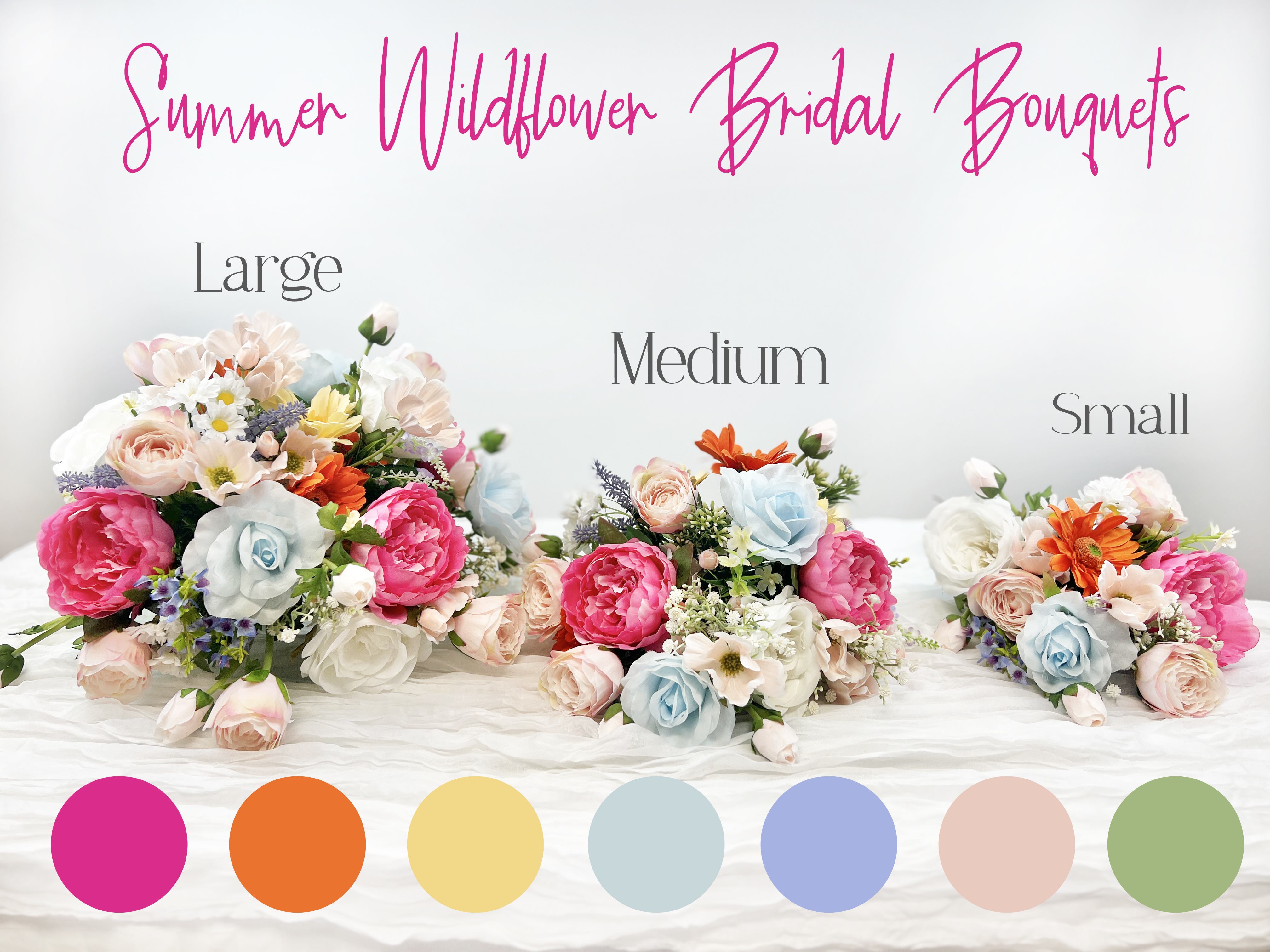 Wildflower summer bouquets